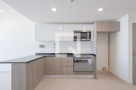 Cocina de apartamento para alugar com 1 quarto, 49m² em San Pedro de Los Pinos, Ciudad de México