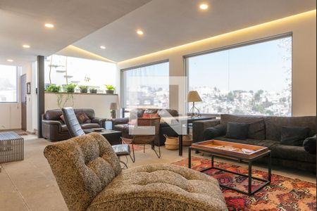 Sala - Comedor  de apartamento para alugar com 3 quartos, 260m² em San Agustín, Ciudad de México