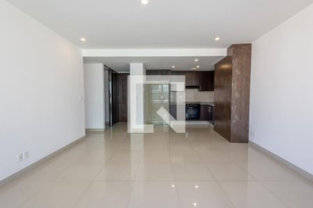 Sala - Comedor  de apartamento para alugar com 1 quarto, 106m² em Hacienda de Las Palmas, Naucalpan de Juárez