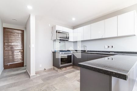 Cocina de apartamento para alugar com 1 quarto, 61m² em Lomas de Vista Hermosa, Ciudad de México