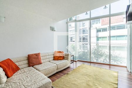 Sala  de apartamento para alugar com 2 quartos, 133m² em Hipódromo, Ciudad de México