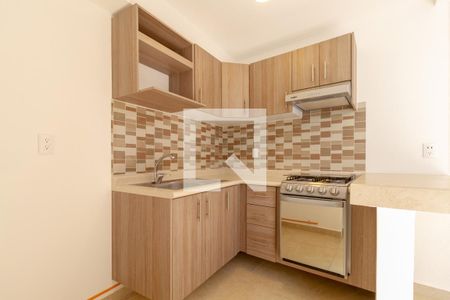 Cocina de apartamento para alugar com 2 quartos, 65m² em Felipe Pescador, Ciudad de México