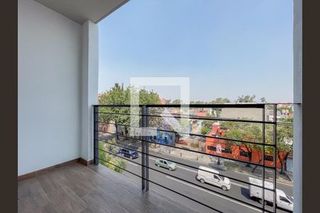 Balcón  de apartamento para alugar com 2 quartos, 65m² em Felipe Pescador, Ciudad de México