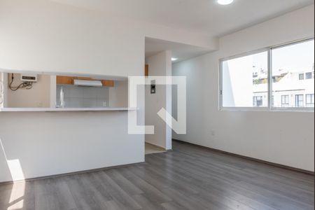 Sala - Comedor de apartamento para alugar com 2 quartos, 65m² em Mixcoac, Ciudad de México