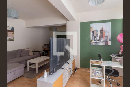 Sala - Comedor  de apartamento para alugar com 1 quarto, 57m² em San Pedro de Los Pinos, Ciudad de México