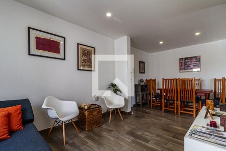 Sala - Comedor de apartamento para alugar com 2 quartos, 84m² em Colonia Del Valle Centro, Ciudad de México