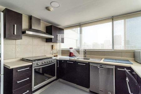 Cocina de apartamento para alugar com 1 quarto, 98m² em Colonia Irrigación, Ciudad de México