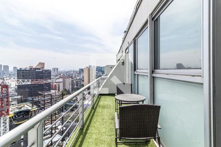 Balcón  de apartamento para alugar com 1 quarto, 98m² em Colonia Irrigación, Ciudad de México