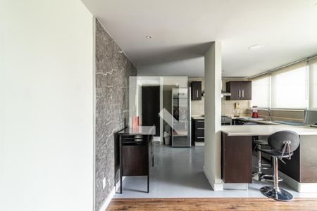 Cocina de apartamento para alugar com 1 quarto, 98m² em Colonia Irrigación, Ciudad de México