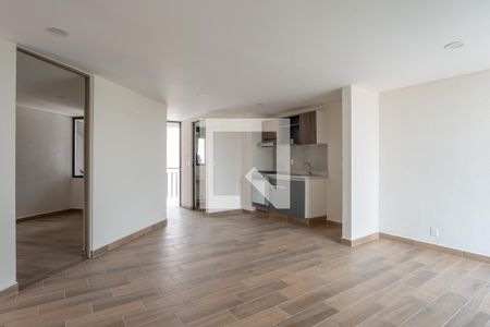 Sala - Comedor  de apartamento para alugar com 2 quartos, 64m² em Obrera, Ciudad de México