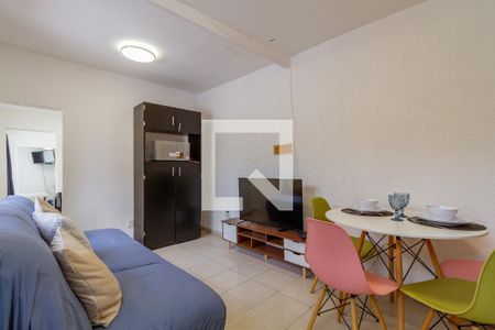 Sala - Comedor de apartamento para alugar com 2 quartos, 54m² em Atenor Salas, Ciudad de México