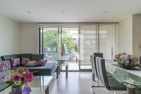 Sala - Comedor de apartamento para alugar com 3 quartos, 100m² em Narvarte Poniente, Ciudad de México