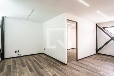 Sala - Comedor de apartamento para alugar com 1 quarto, 45m² em Roma Norte, Ciudad de México
