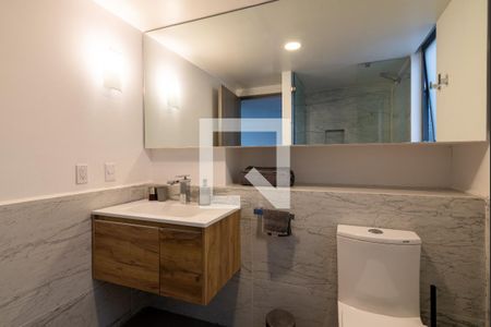 Baño  de apartamento para alugar com 1 quarto, 64m² em Cuauhtémoc, Ciudad de México