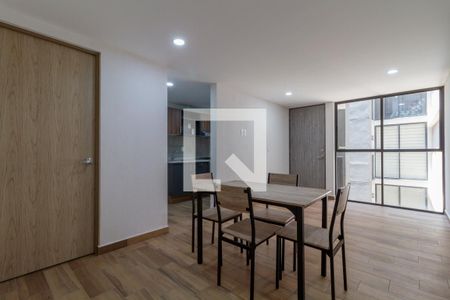 Sala - Comedor de apartamento para alugar com 2 quartos, 55m² em Doctores, Ciudad de México